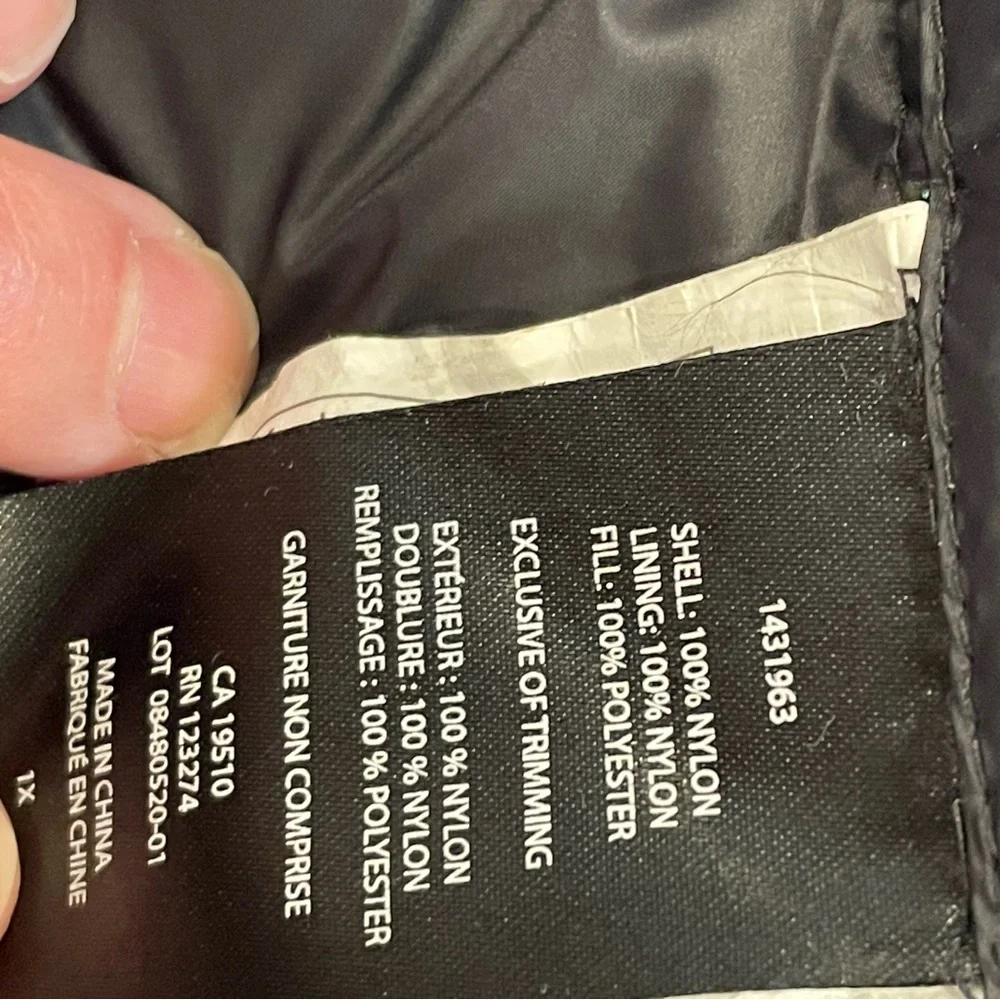 Paradox Mens Puffy Long Outerwear Winter Jacket with Hood Black 1X - Picture 10 of 10